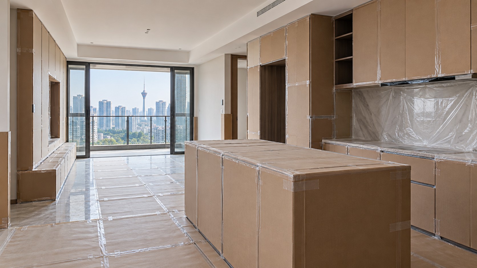 家具定制量尺概念示意图，非实景案例
