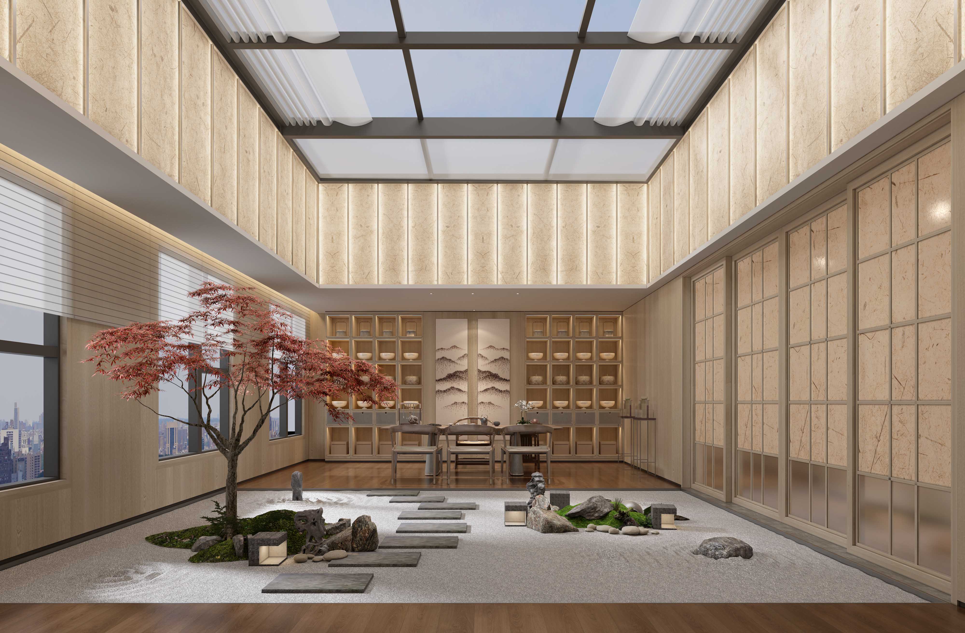 【名匠豪宅装修设计】在客厅放绿植有什么特别的讲究吗?