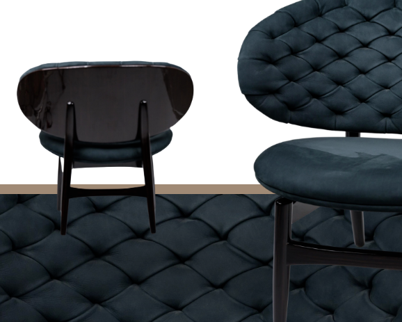 【名匠集团家具定制】 亮光簇绒休闲椅 |光与绒的交响，静奢入座