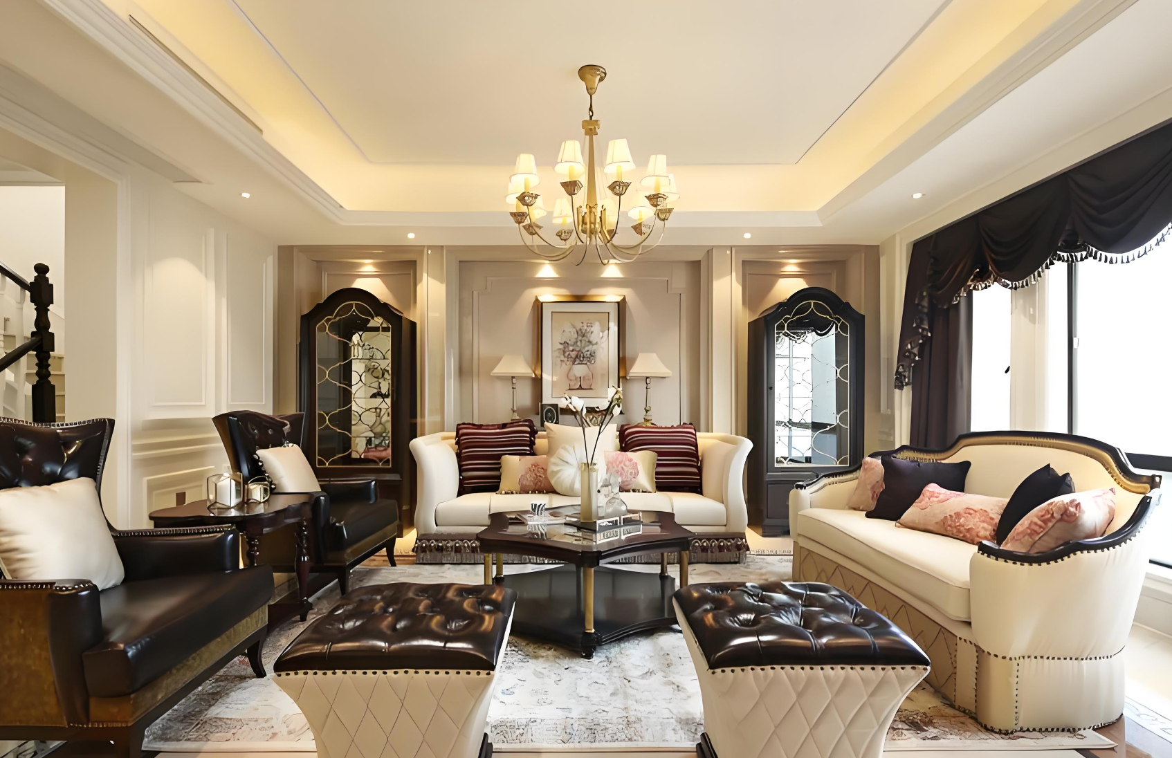 联排别墅的装修欧式风格费用高不高